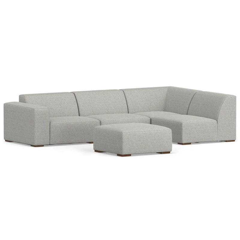 Rex - Handcrafted Sectional Sofa And Ottoman by Unique Piece Furniture