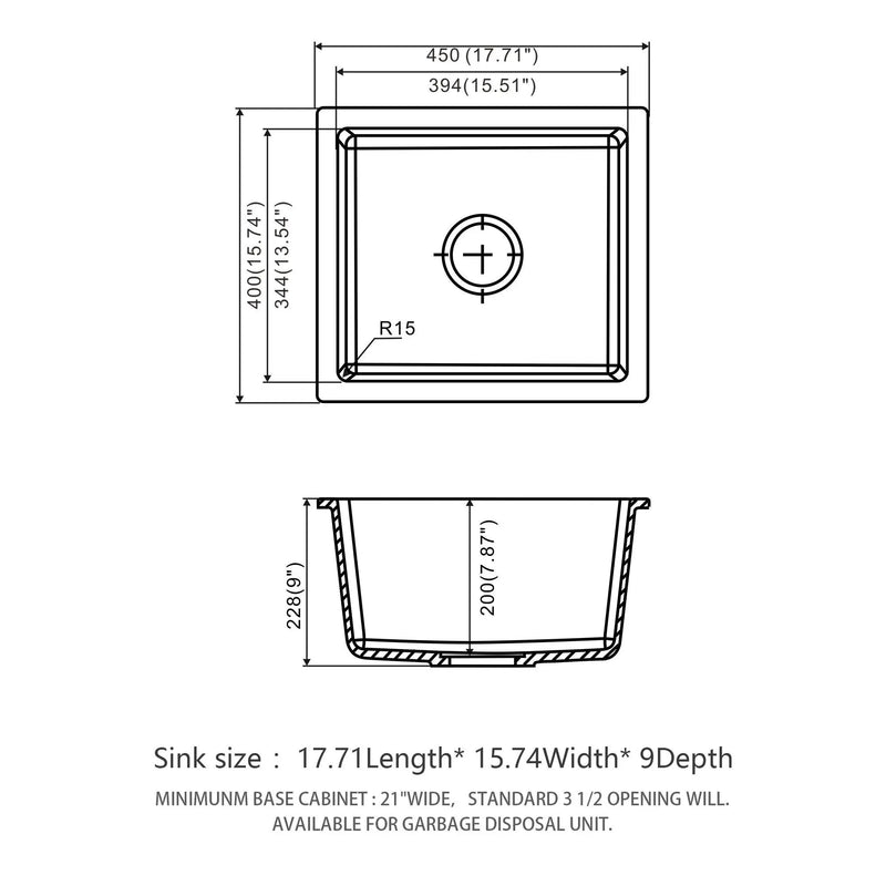 Modern Quartz Kitchen Sink Undermount Granite Composite by HouseOfZazla