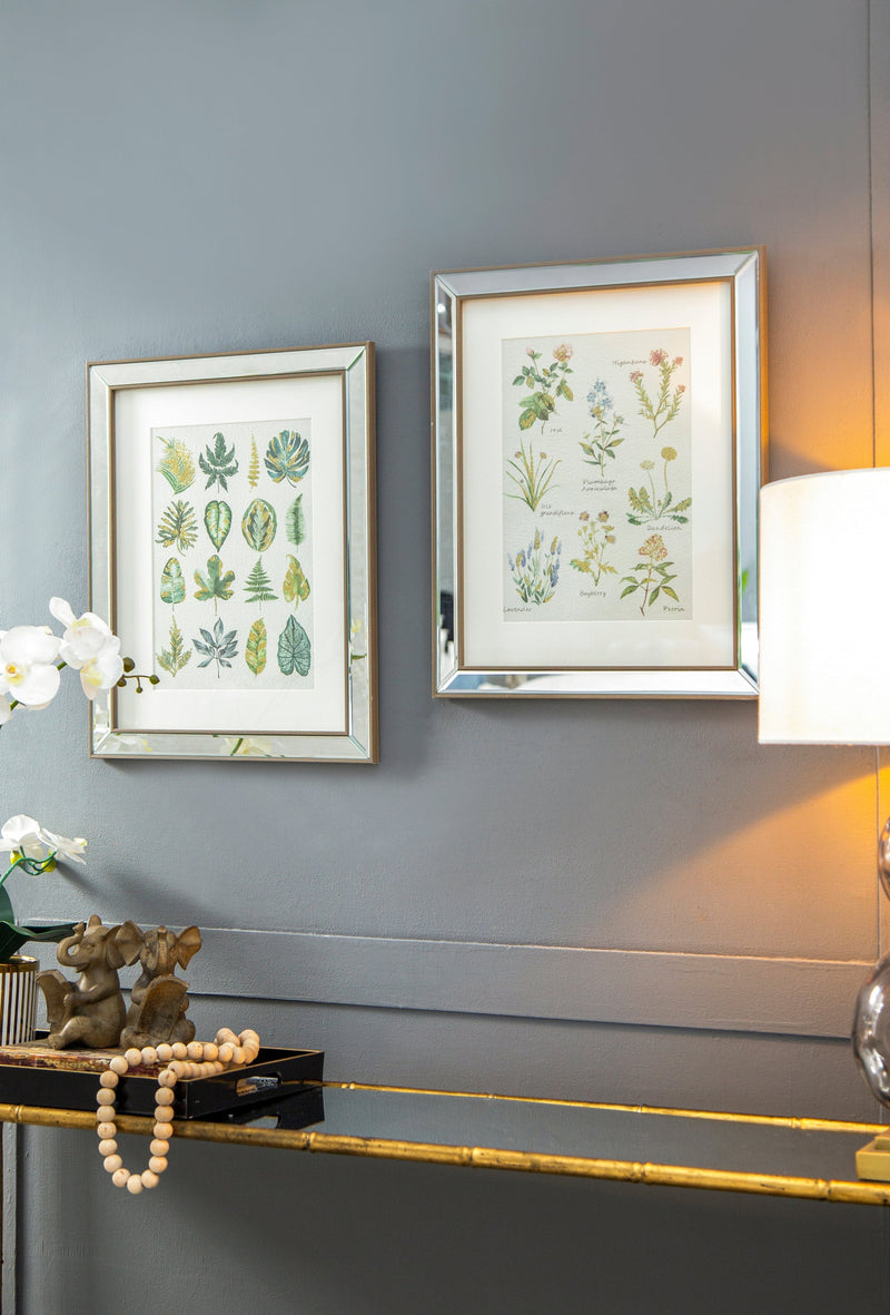 Set of 2 Liana Mirror Framed Wall Art by HouseOfZazla