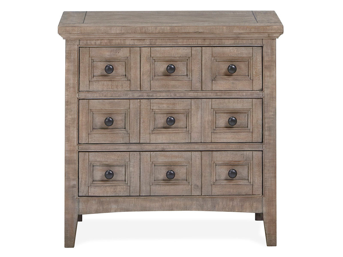 Paxton Place - Wood Drawer Nightstand - Dove Tail Gray, photo 5 of 7