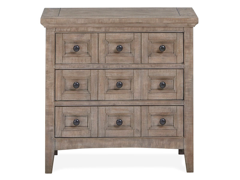 Paxton Place - Wood Drawer Nightstand - Dove Tail Gray, photo 5 of 7