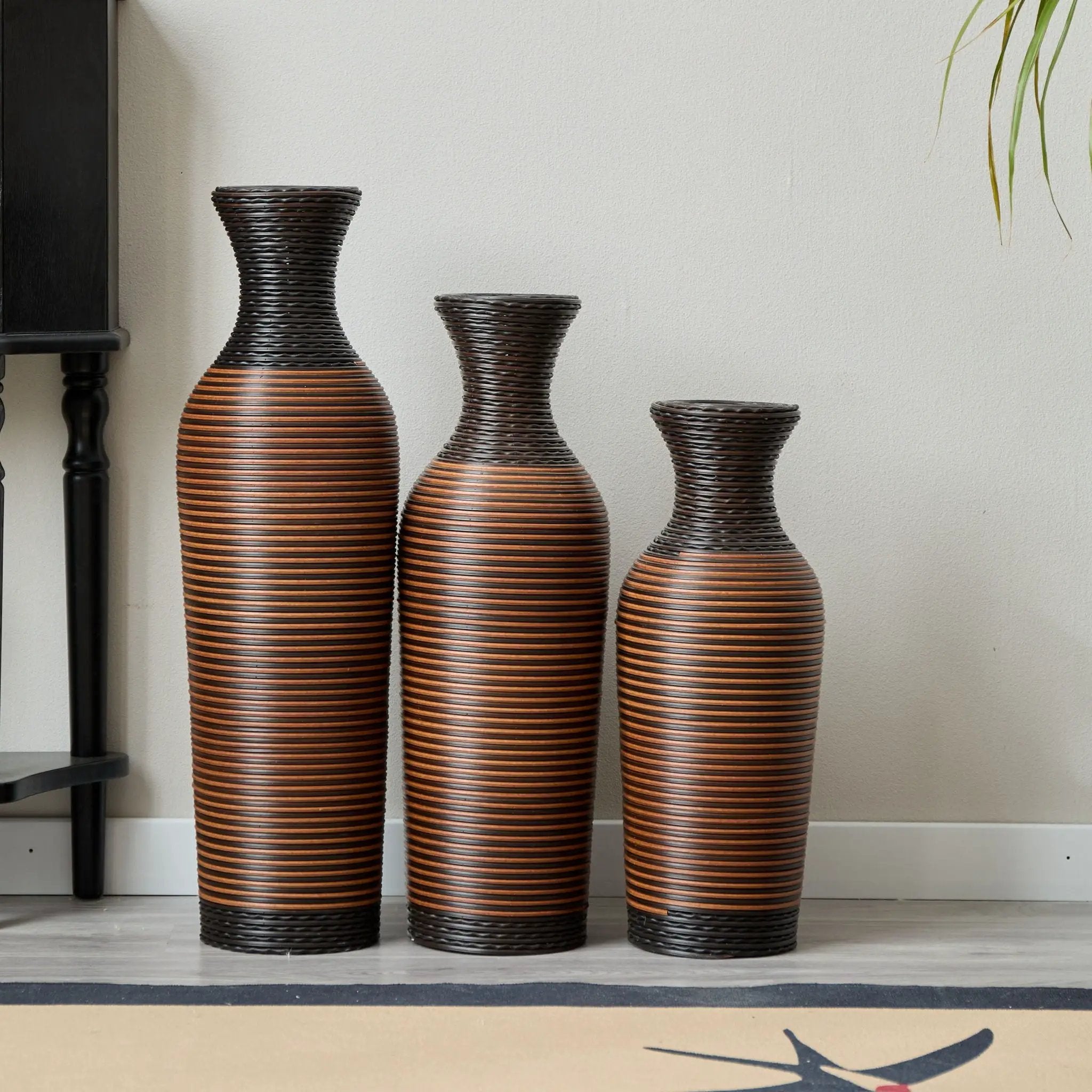 Classic And Neat Floor Vase, High Independent Flower Stand (Set of 3) by HouseOfZazla