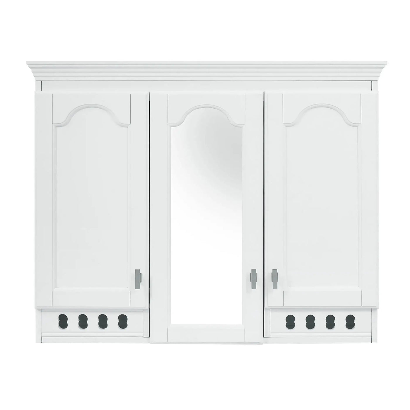 Wall Mount Mirror Cabinet With Adjustable Shelves, Soft Closing Hinges by HouseOfZazla