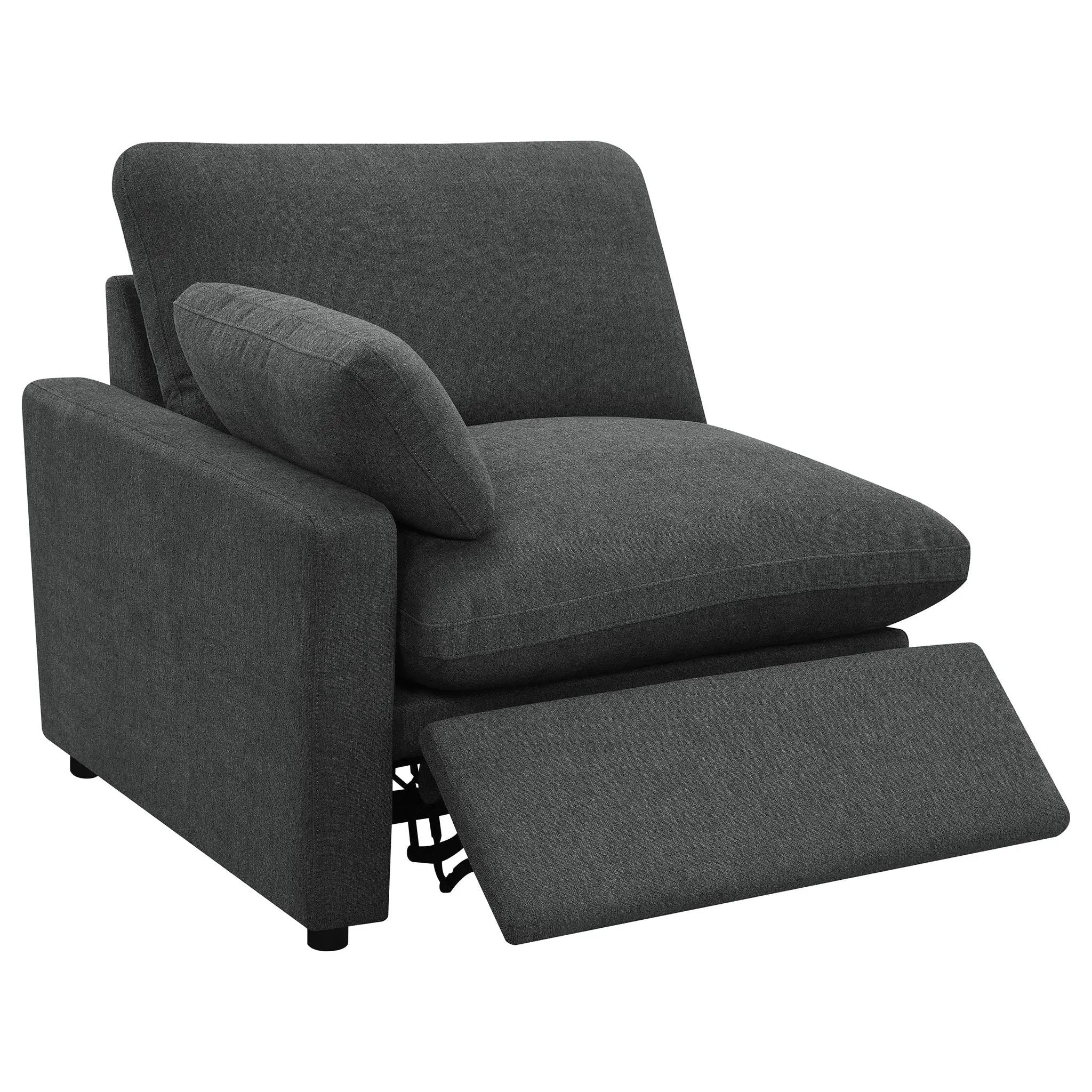 Collins Modular Power Sofa Dark Grey by Unique Piece Furniture
