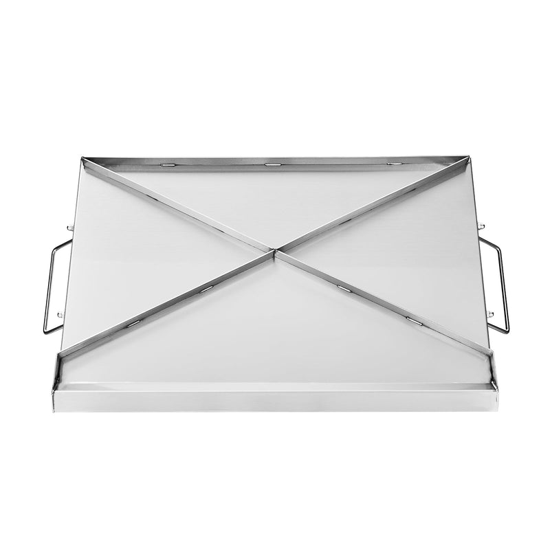 23x16 in Flat Top Griddle Stainless Steel Universal BBQ Grill Pan Cookware by HouseOfZazla