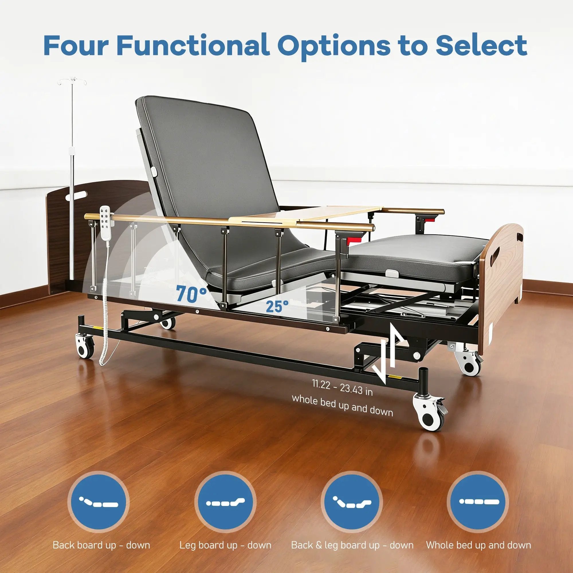 Electric Hospital Bed for Home Care by HouseOfZazla