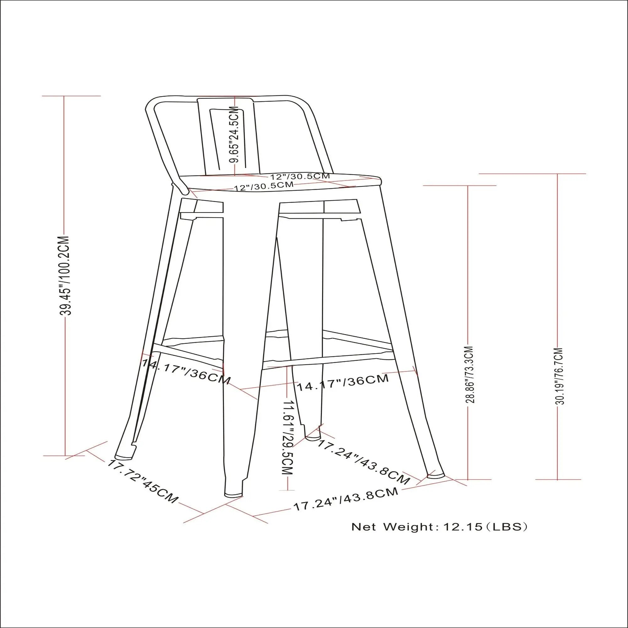 Rayne - Multifunctional Metal Stool by HouseOfZazla