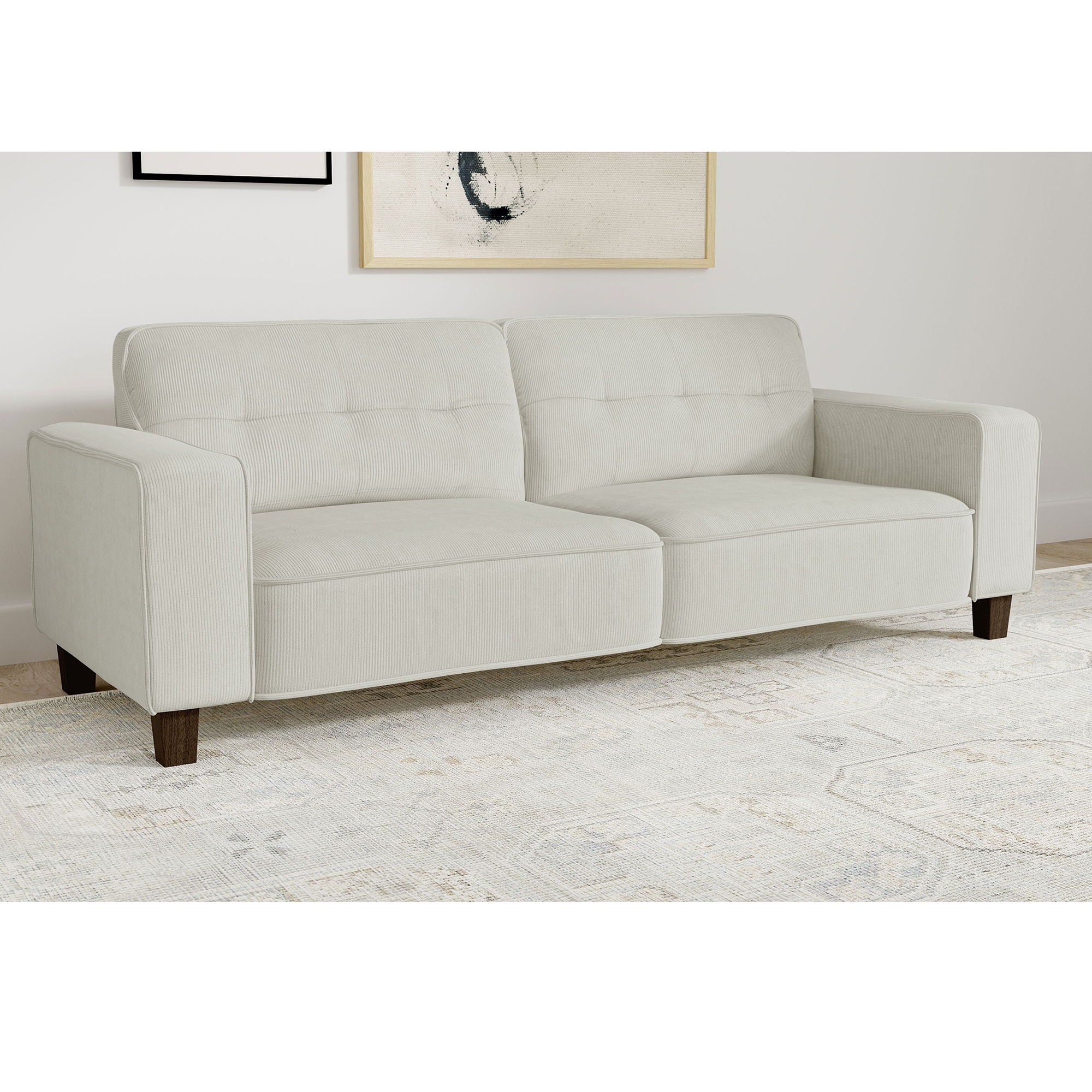 Evoke - Upholstered Tufted Sofa - Greige by HouseOfZazla
