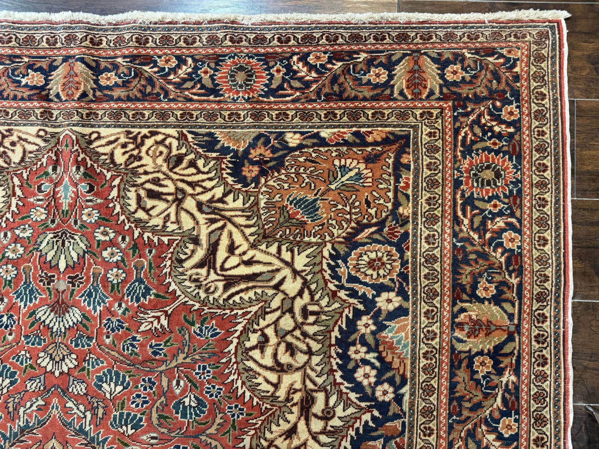Turkish Kayseri Rug 6x10, Antique Turkish Carpet, Floral Medallion, Oriental Carpet, Red by Jewel Rugs