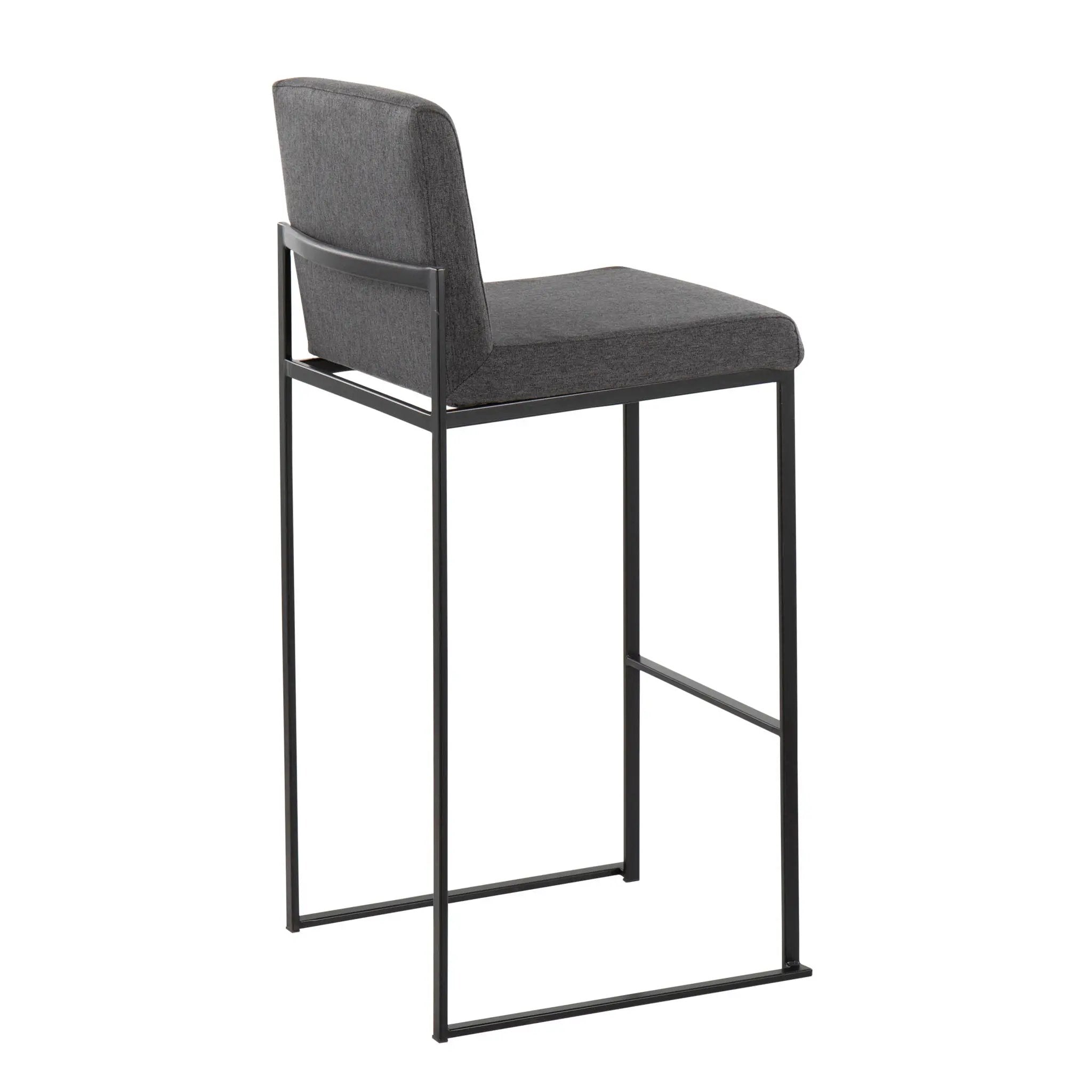 Fuji - Contemporary High Back Barstool Elegant Design by HouseOfZazla