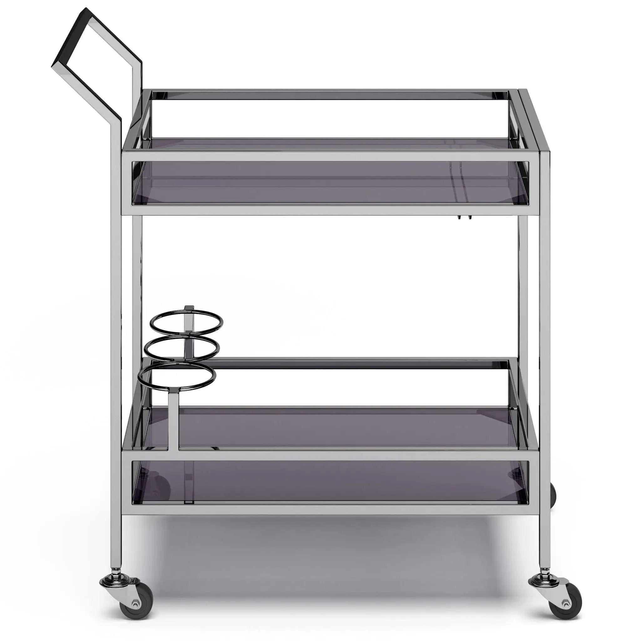 Watts - Bar Cart - Chrome by HouseOfZazla