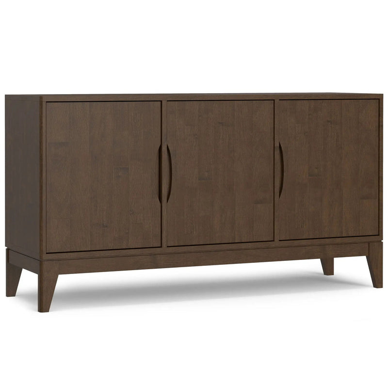Harper - 3 Door Sideboard Buffet / Storage Cabinet - Walnut Brown by Unique Piece Furniture