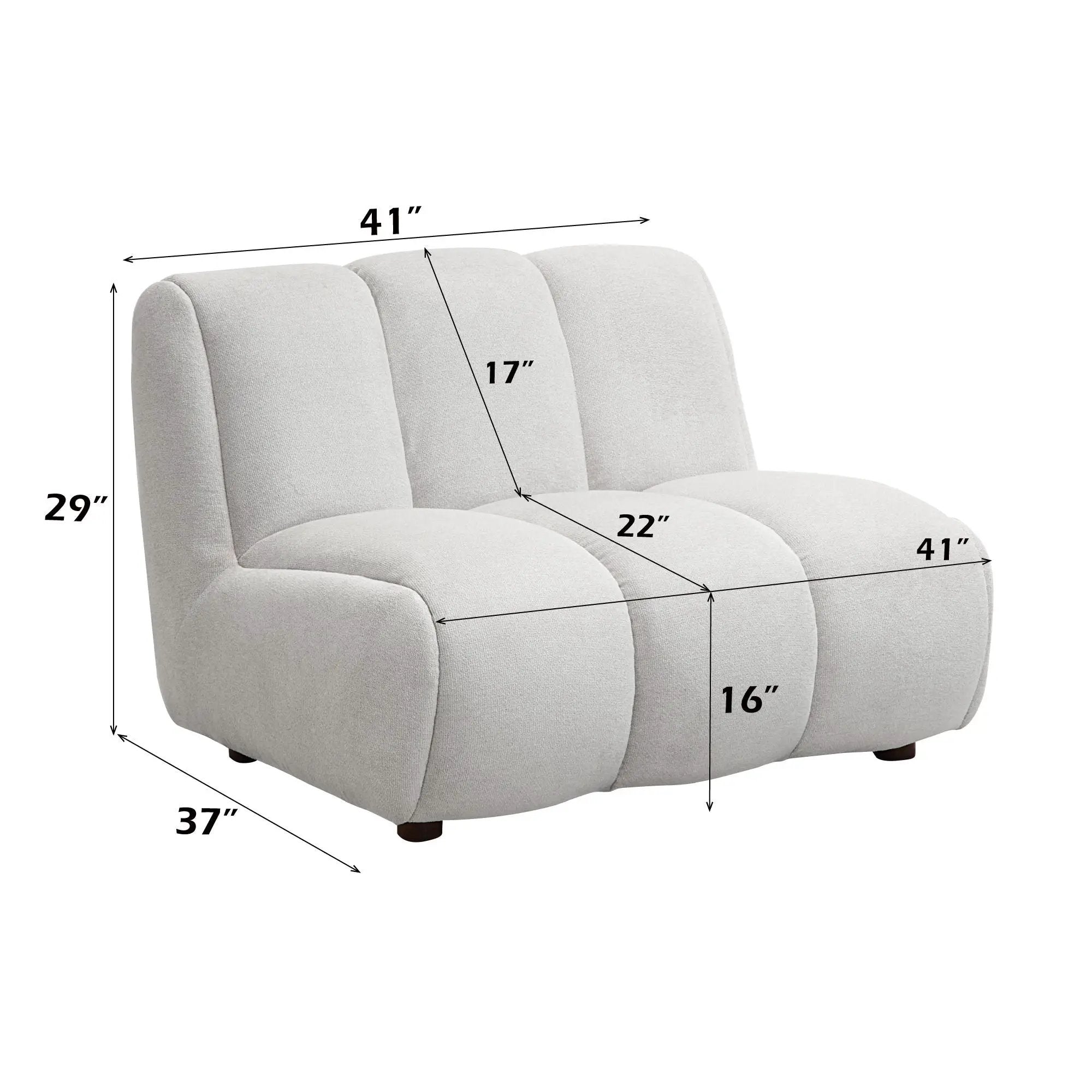 Manilla - Linen Chair - Ivory White by Unique Piece Furniture