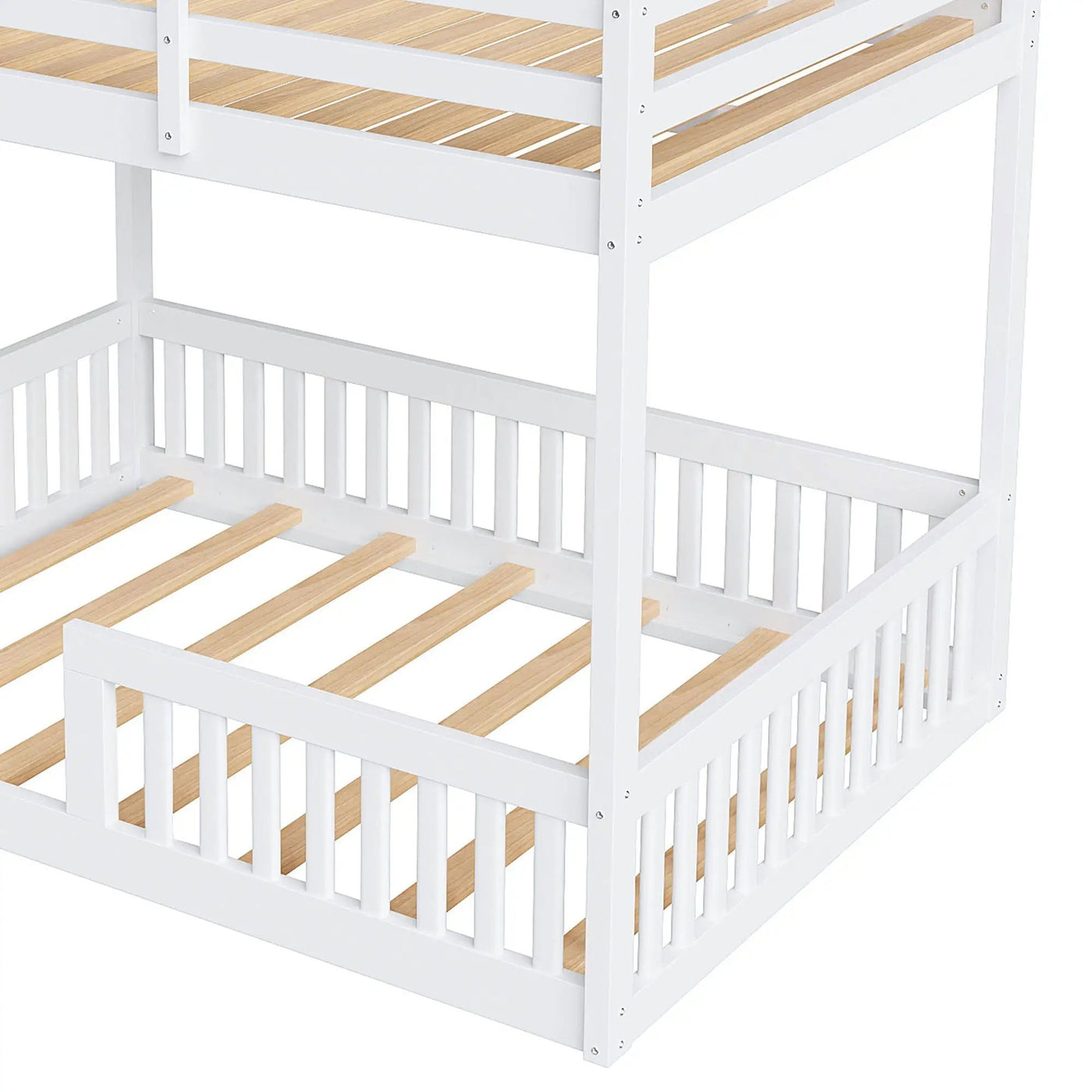 Stylish Bunk Bed With Ladder And Guardrails by HouseOfZazla