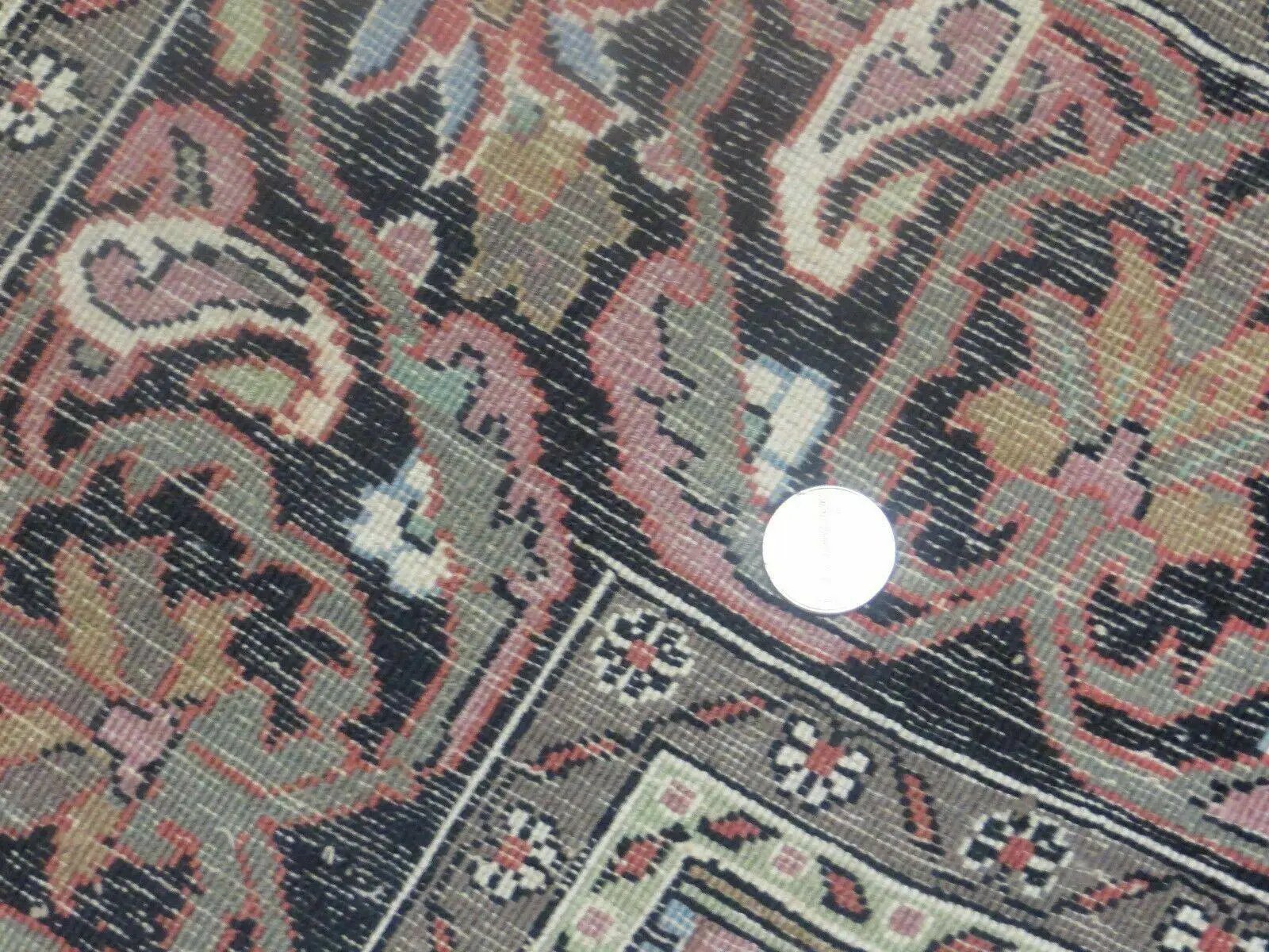 6' X 6' Vintage Handmade Fine Indian Silk Rug Kashmir Square Nice by Jewel Rugs
