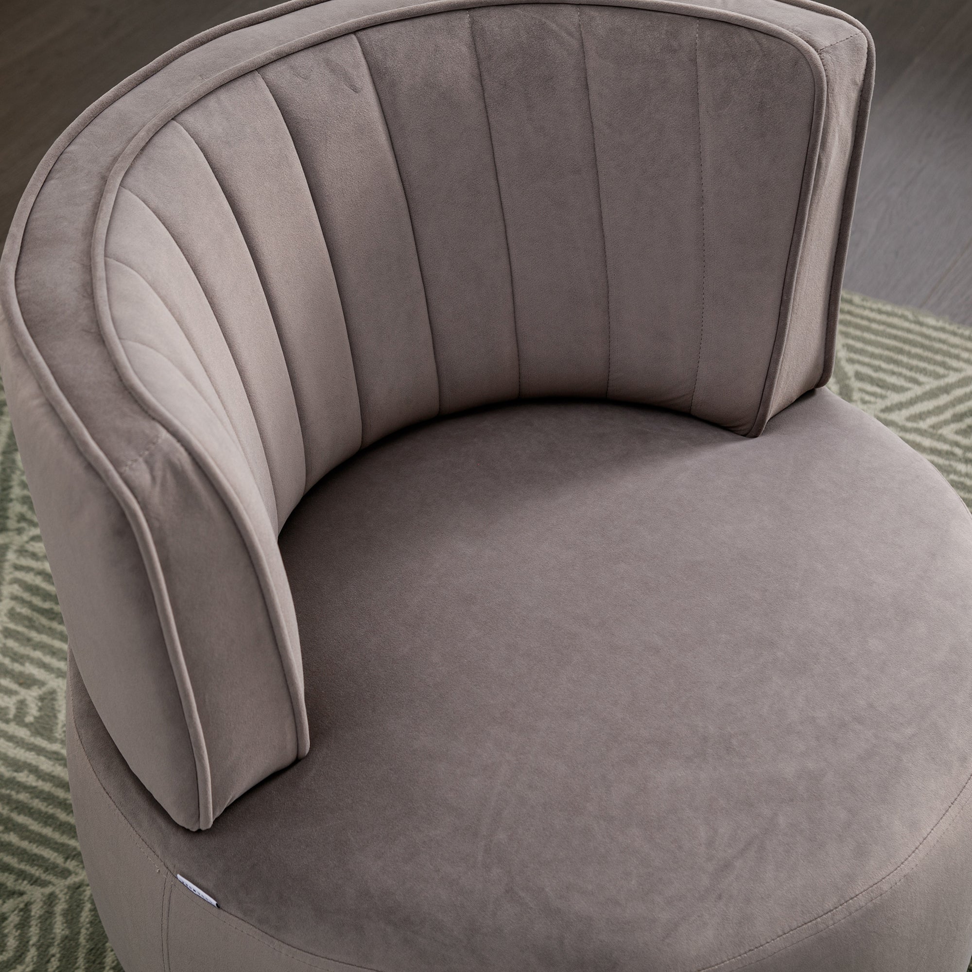360 Degree Swivel Cuddle Barrel Accent Sofa Chairs by BLAKHOM