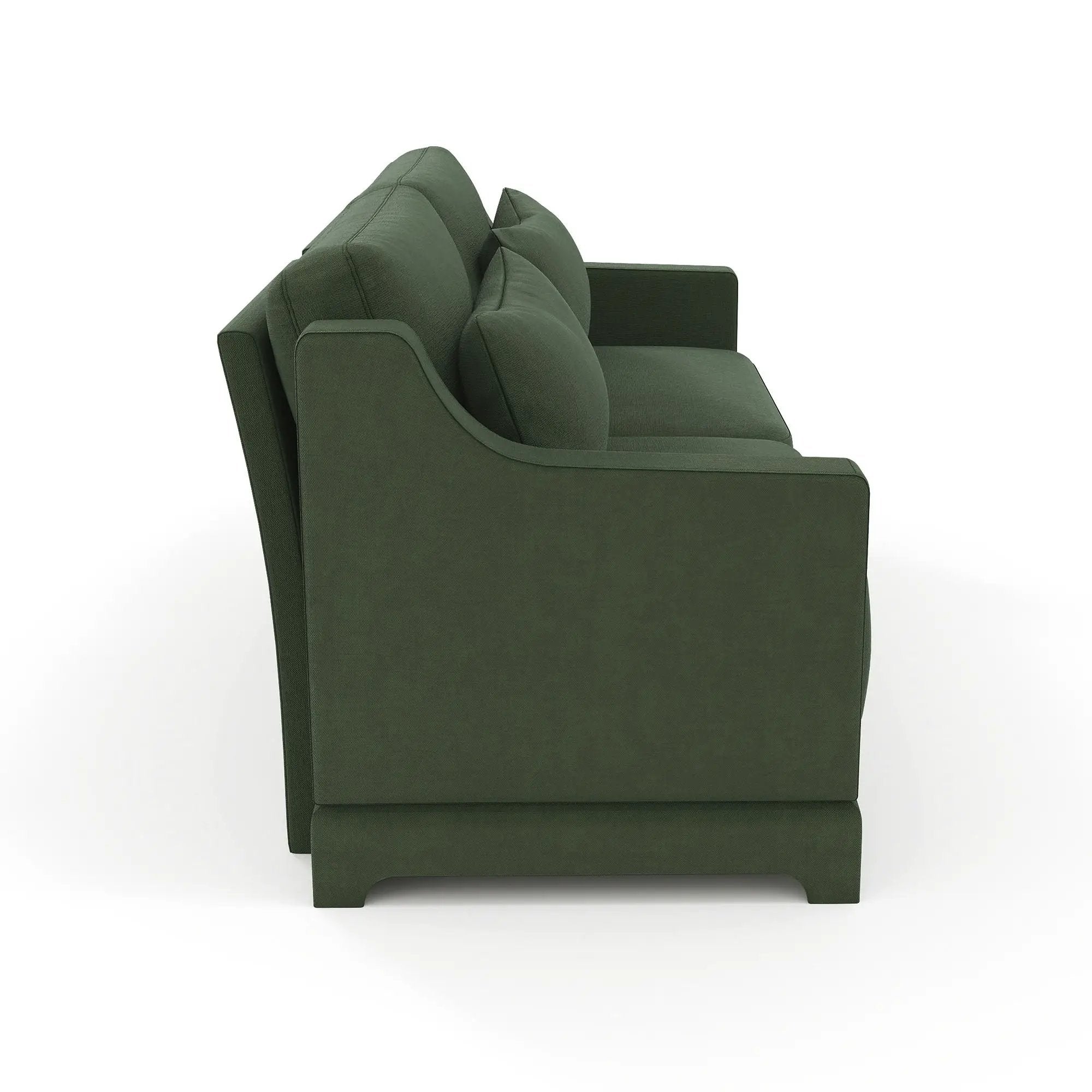 Elegant Sofa With Ergonomic Design And Lumbar Pillows