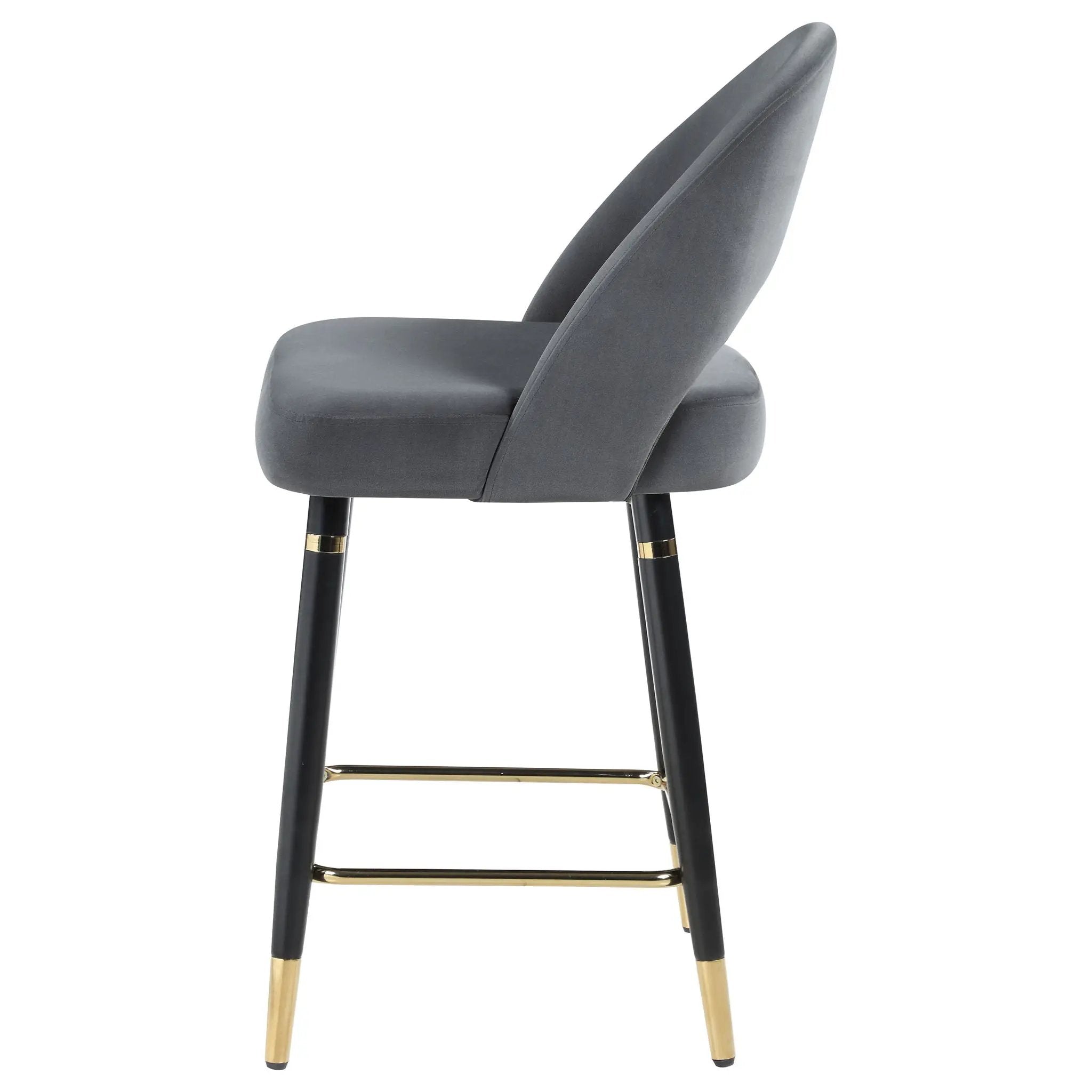 Open Back Counter Height Stools (Set of 2)