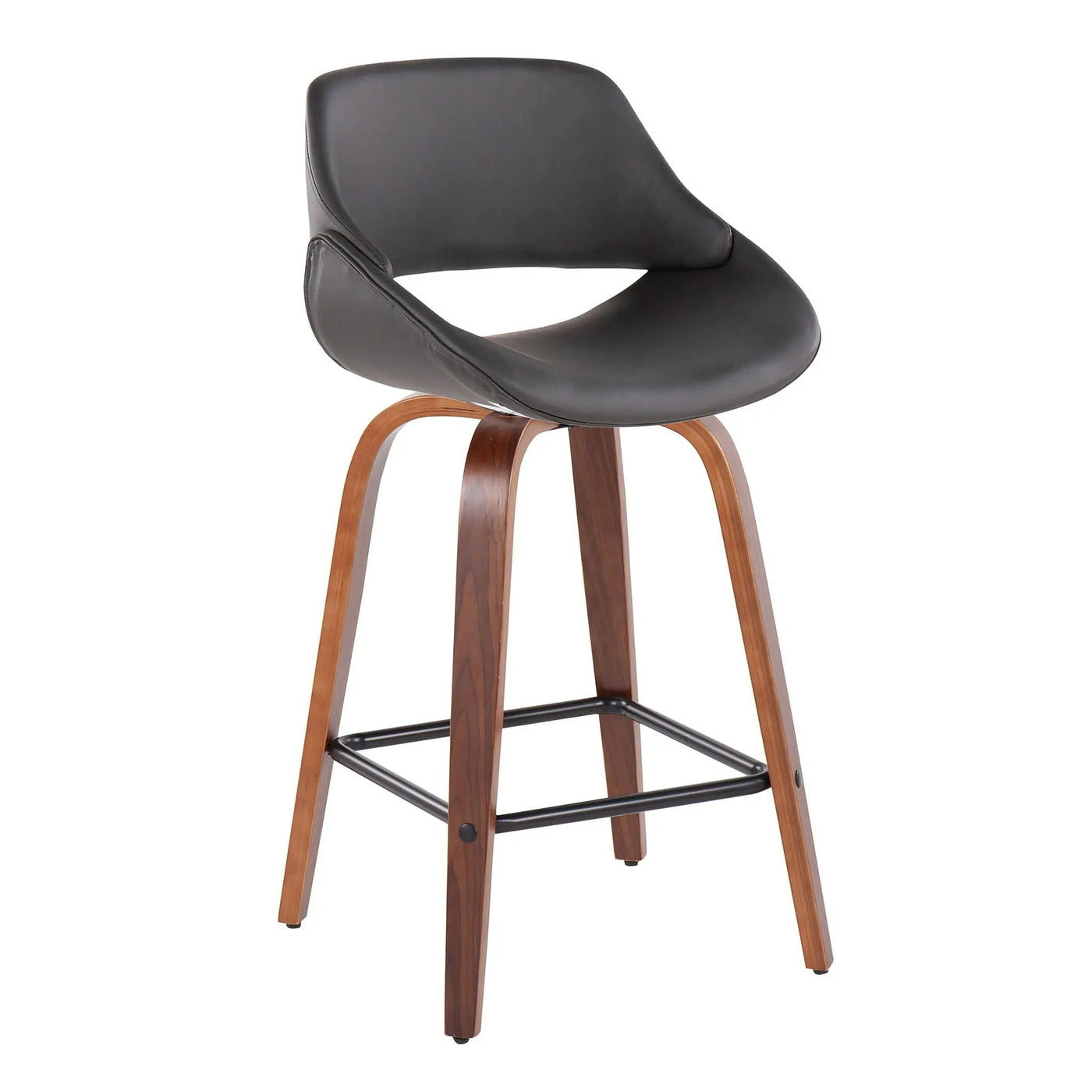 Fabrico - Mid-Century Modern, Counter Stool (Set of 2) by HouseOfZazla