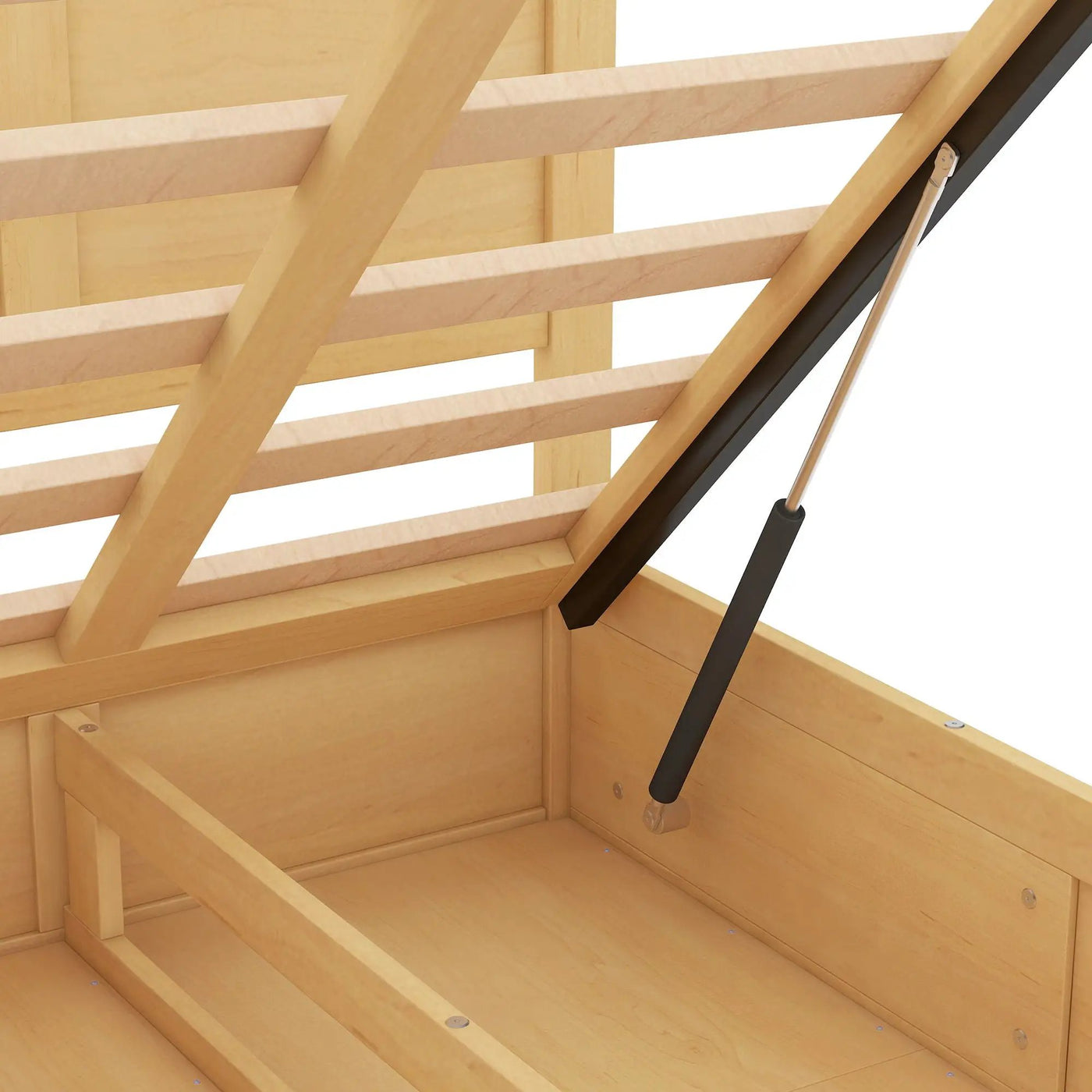 Platform Bed With Underneath Storage And 2 Drawers by HouseOfZazla