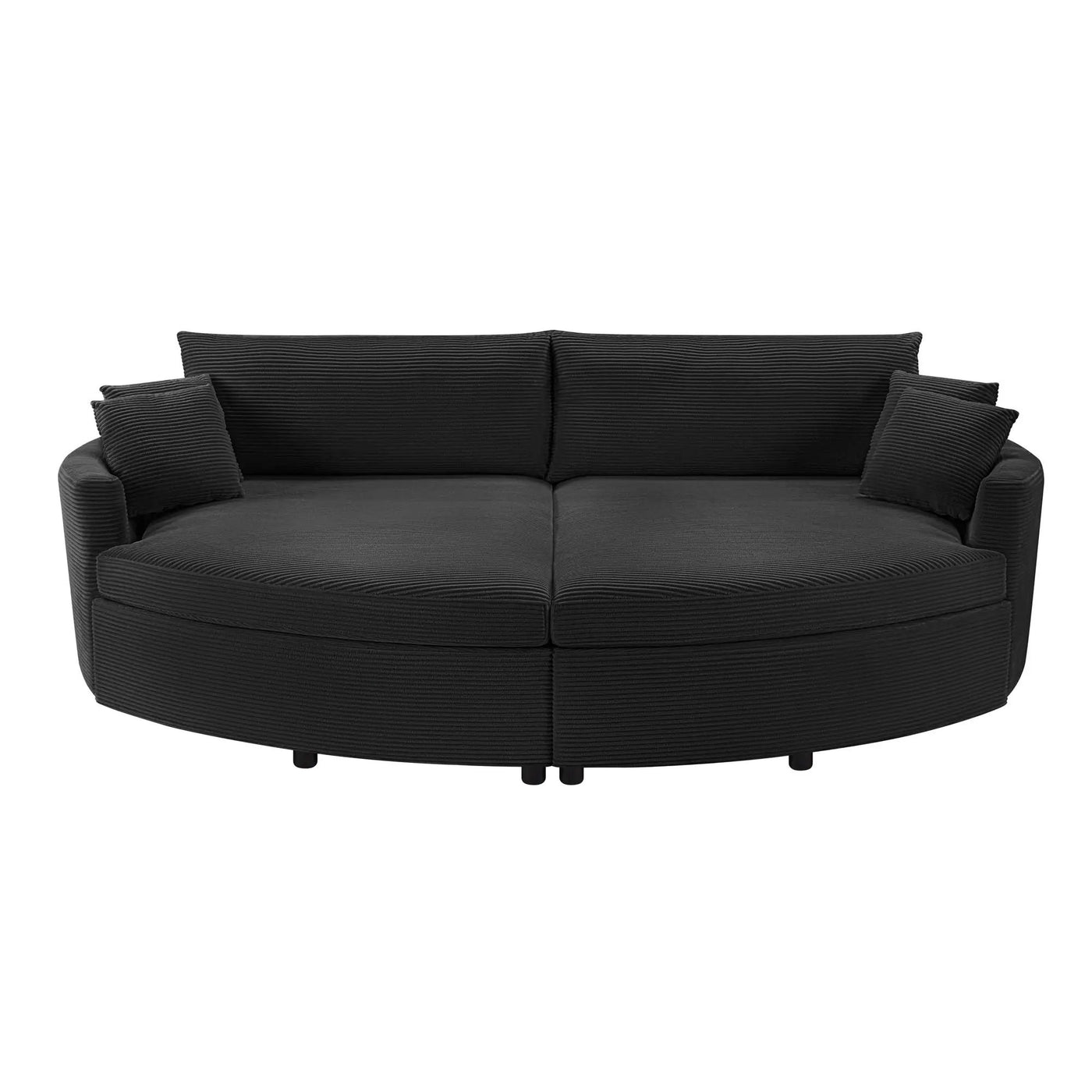 Oversized Double Chaise Lounge Sofa With USB Ports by HouseOfZazla