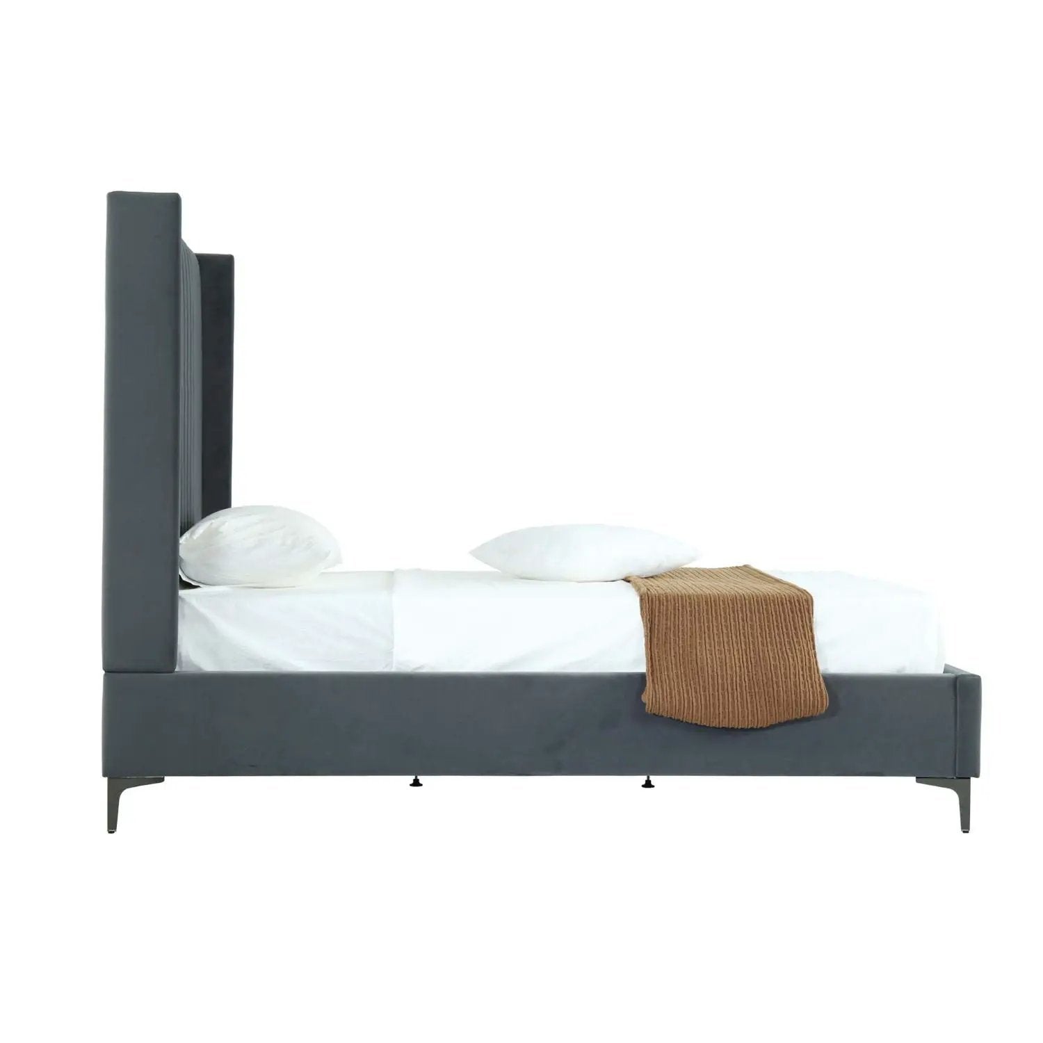 Promenade - Bed With Upholstered Headboard And Slats