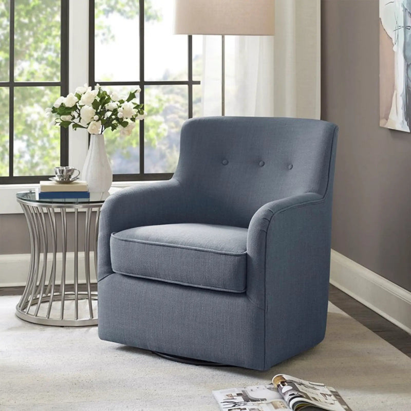 Adele - Swivel Chair With Button Tufted Back by Unique Piece Furniture