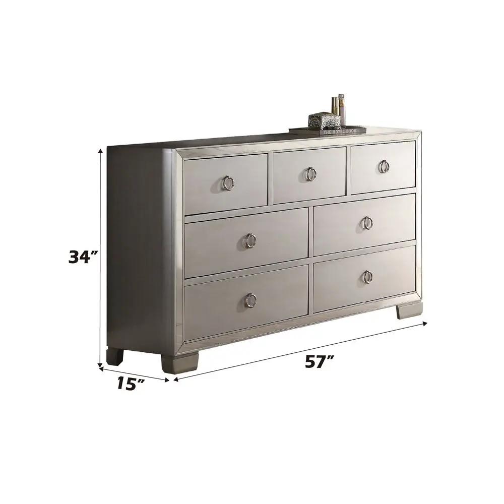 Voeville II - Dresser - Platinum by Unique Piece Furniture