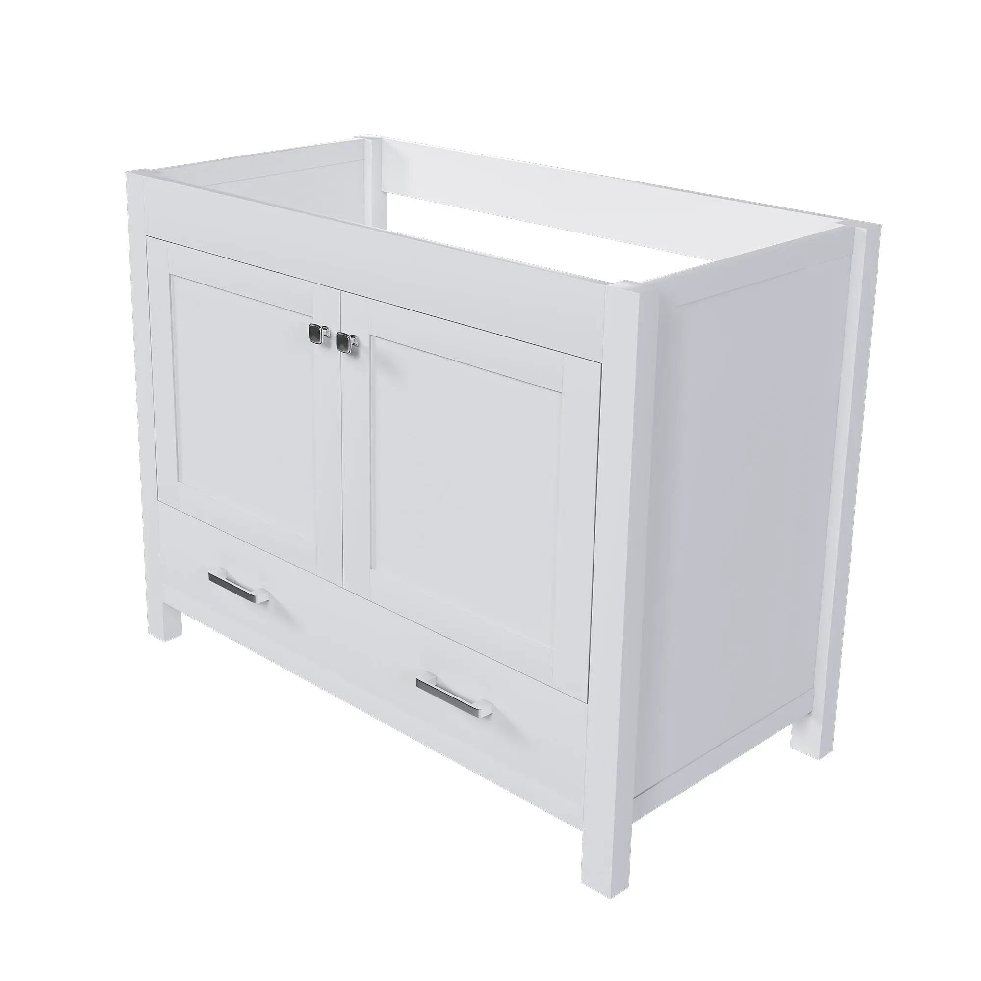 42" Bathroom Vanity Base With Doors And Drawer - White by Unique Piece Furniture