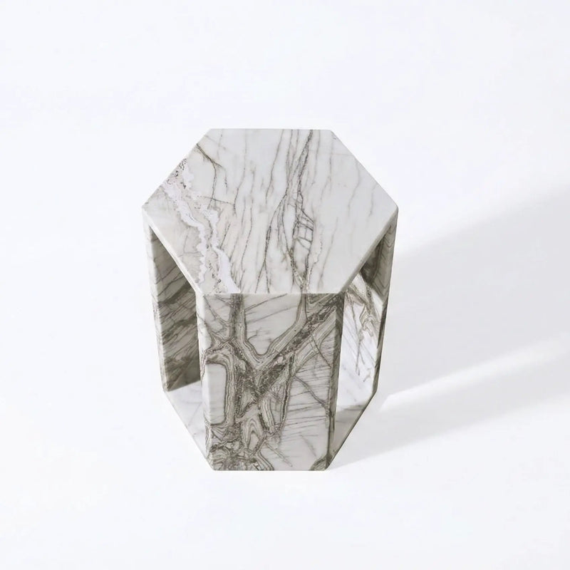 Modern Minimalist Hexagon Side Table by HouseOfZazla
