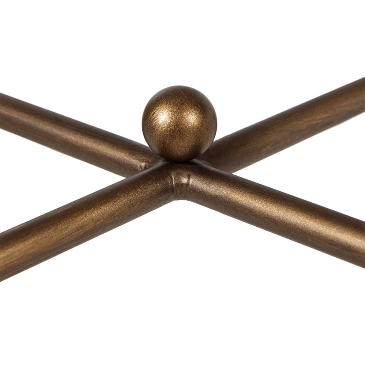 Metal Rectangle Coffee Table with Tempered Glass Top - Bronze, photo 6 of 7