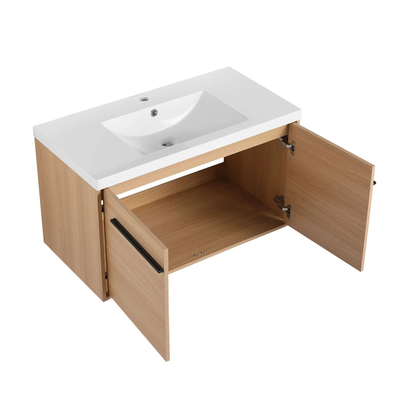 Bathroom Vanity Set With Resin Countertop Sink, 2 Doors by HouseOfZazla