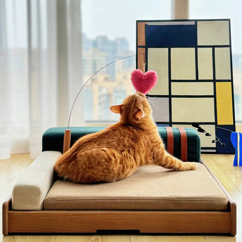 Modern Wooden Pet Bed for Cats and Dogs by HouseOfZazla