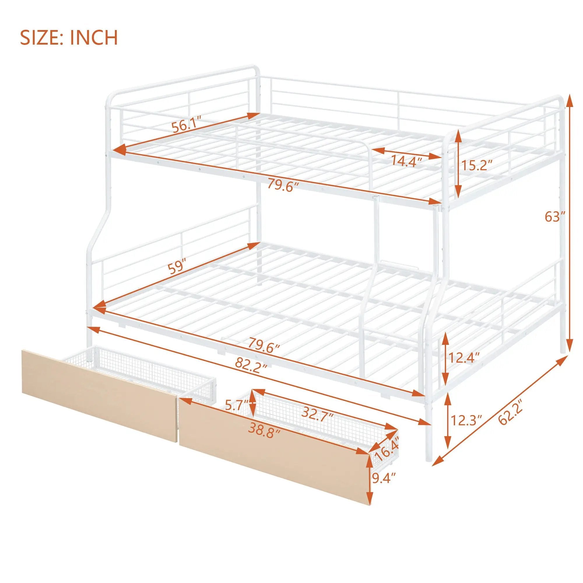 Contemporary Bunk Bed by HouseOfZazla