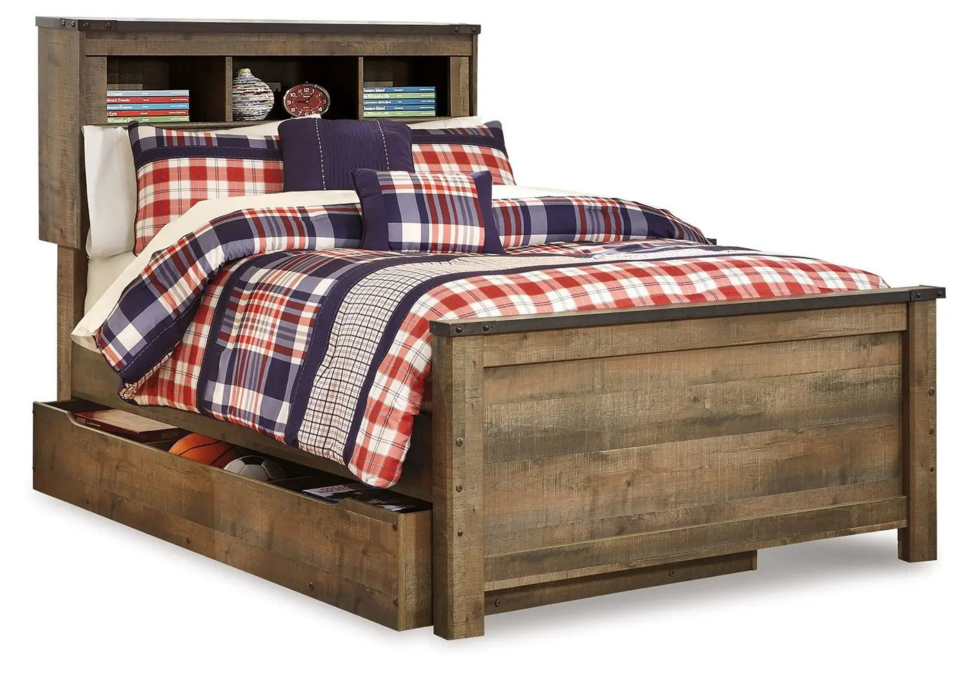 Trinell - Bookcase Storage Bed by Unique Piece Furniture
