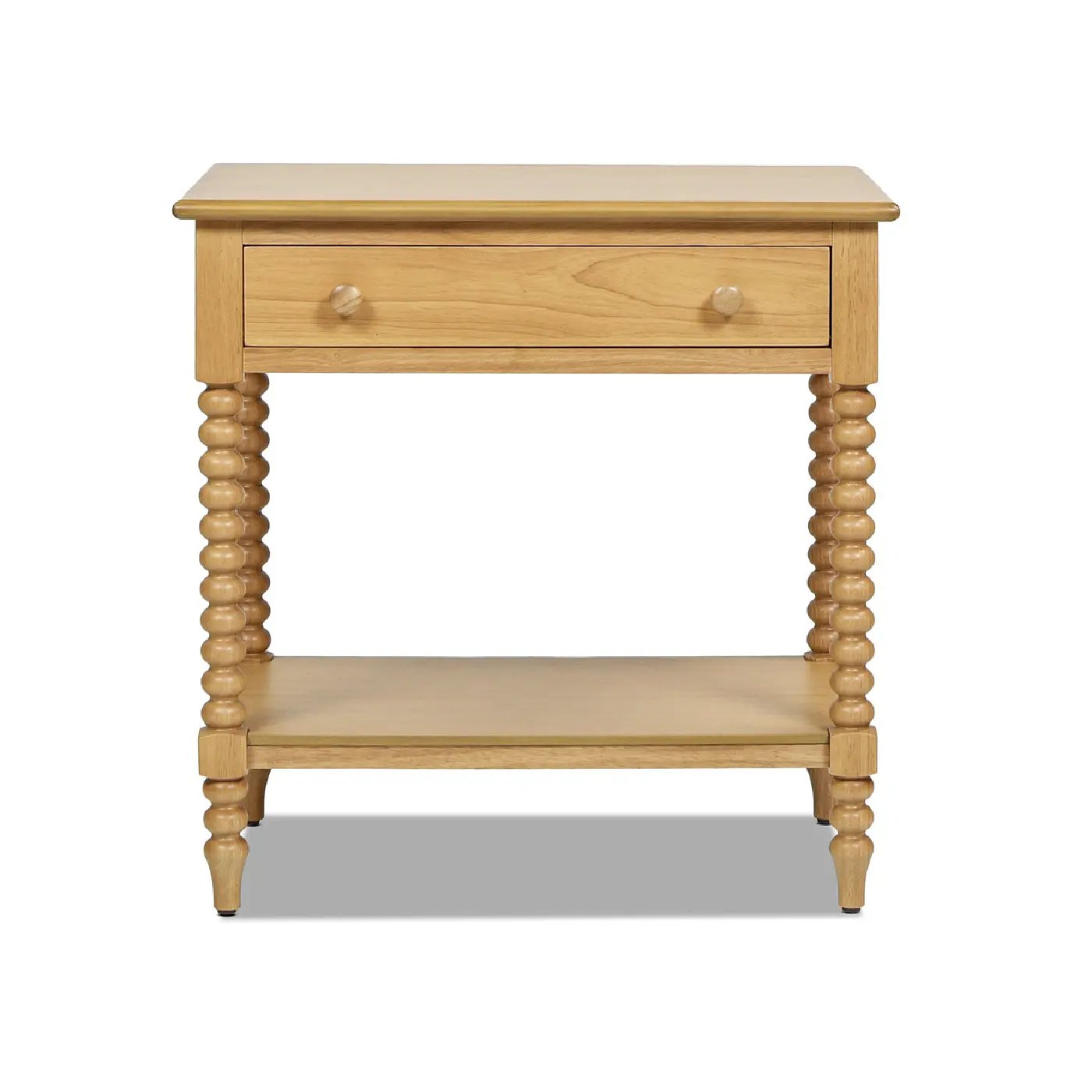 Easton 28" Modern Farmhouse Turned 1-Drawer Storage Side Table by HouseOfZazla