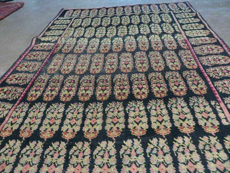 4' X 9' Antique Karabagh Caucasian Rug Handmade Wool Carpet Organic Dyes Nice by Jewel Rugs