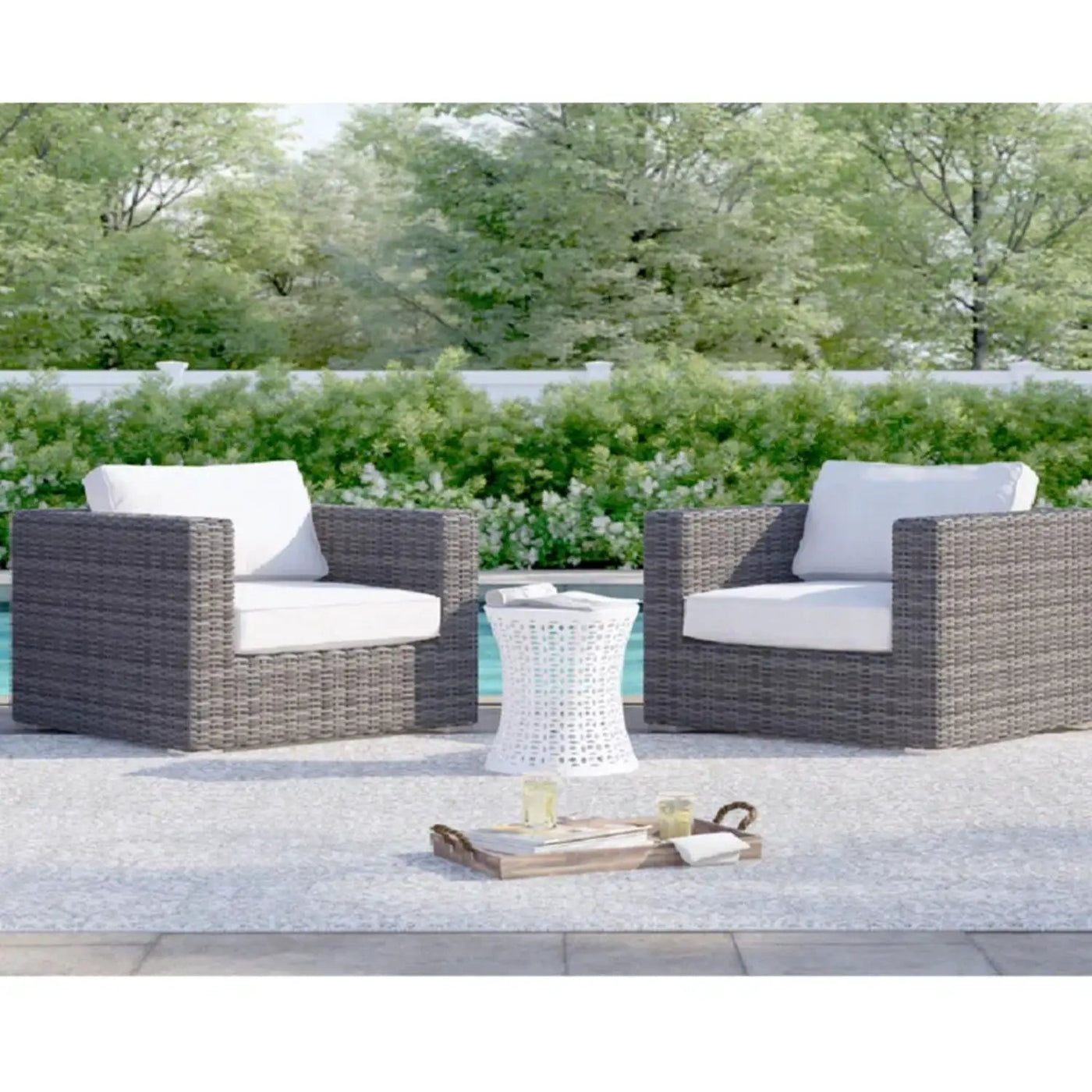 Patio Chair With Cushions Stylish Design by HouseOfZazla