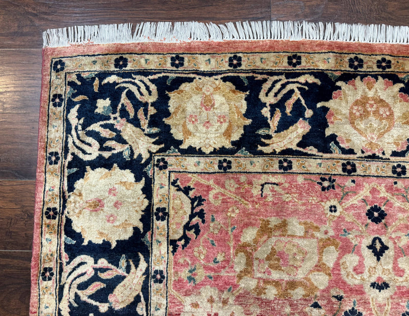 Indian Agra Rug 6x9, Allover Pattern, Traditional Wool Oriental Carpet by Jewel Rugs