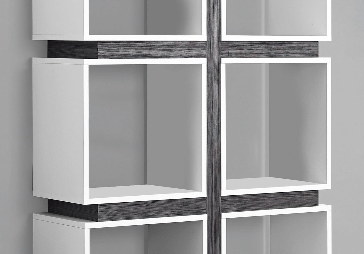 Contemporary 5-Tier White Bookshelf, photo 4 of 4