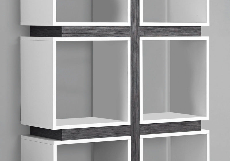 Contemporary 5-Tier White Bookshelf, photo 4 of 4