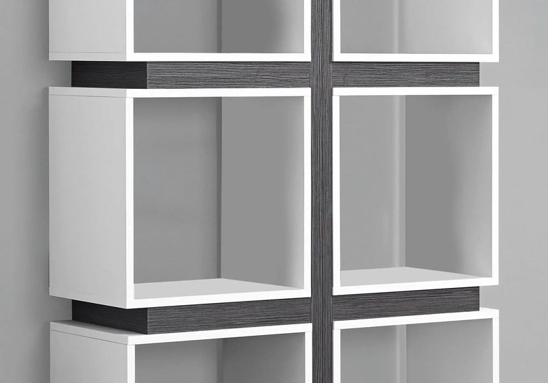 Contemporary 5-Tier White Bookshelf by HouseOfZazla