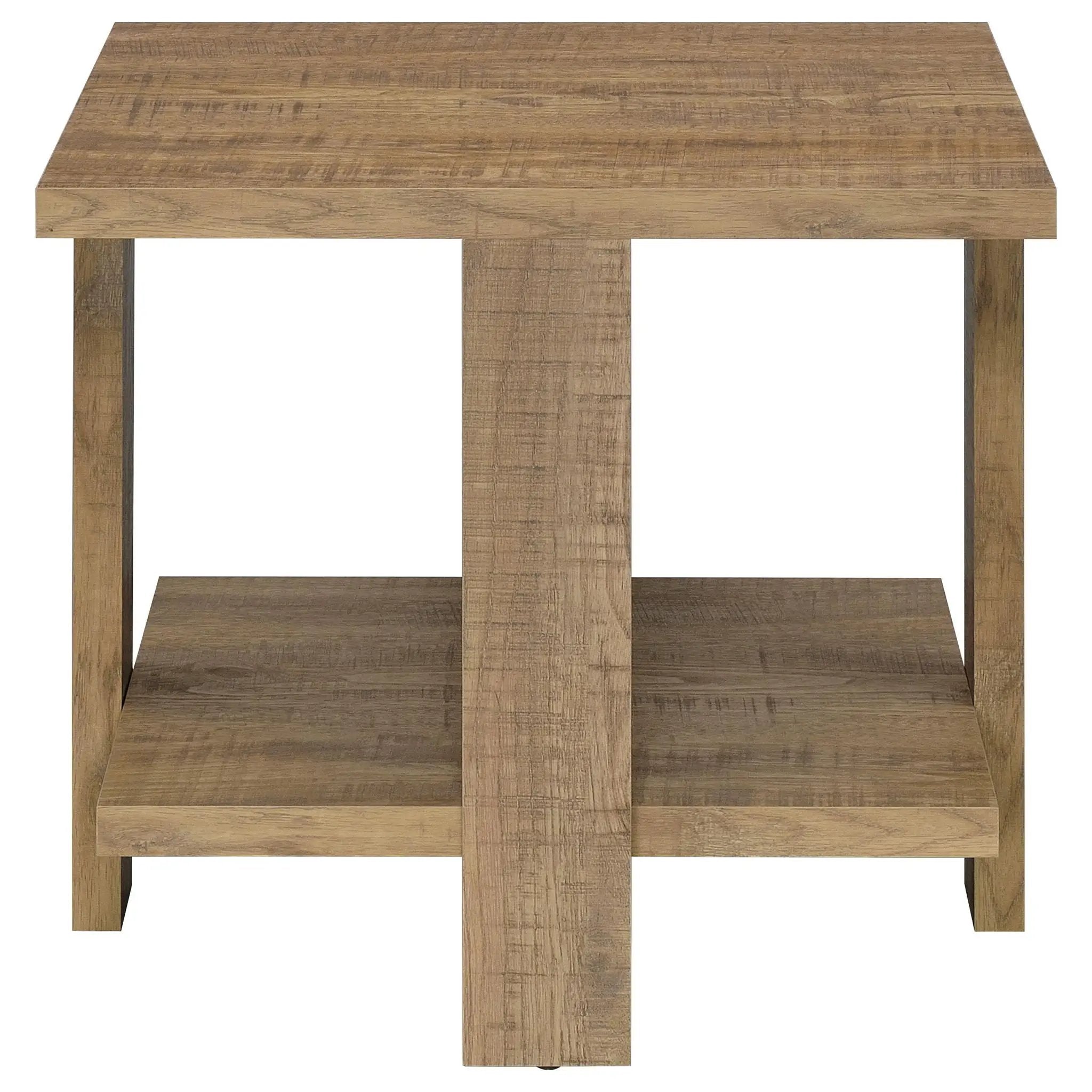 Dawn 3-piece Round Coffee and End Table Set Mango Brown by Unique Piece Furniture