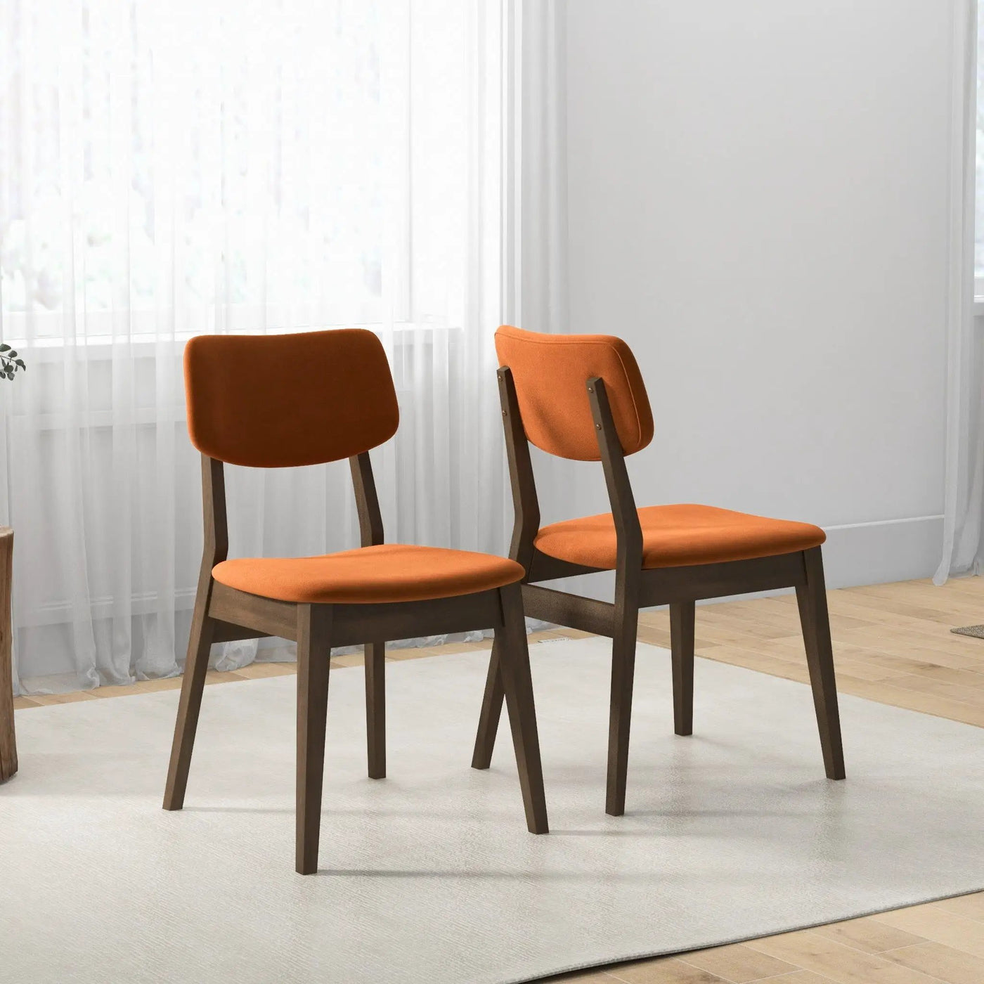 Carlos - Solid Back Side Chair (Set of 2) by HouseOfZazla