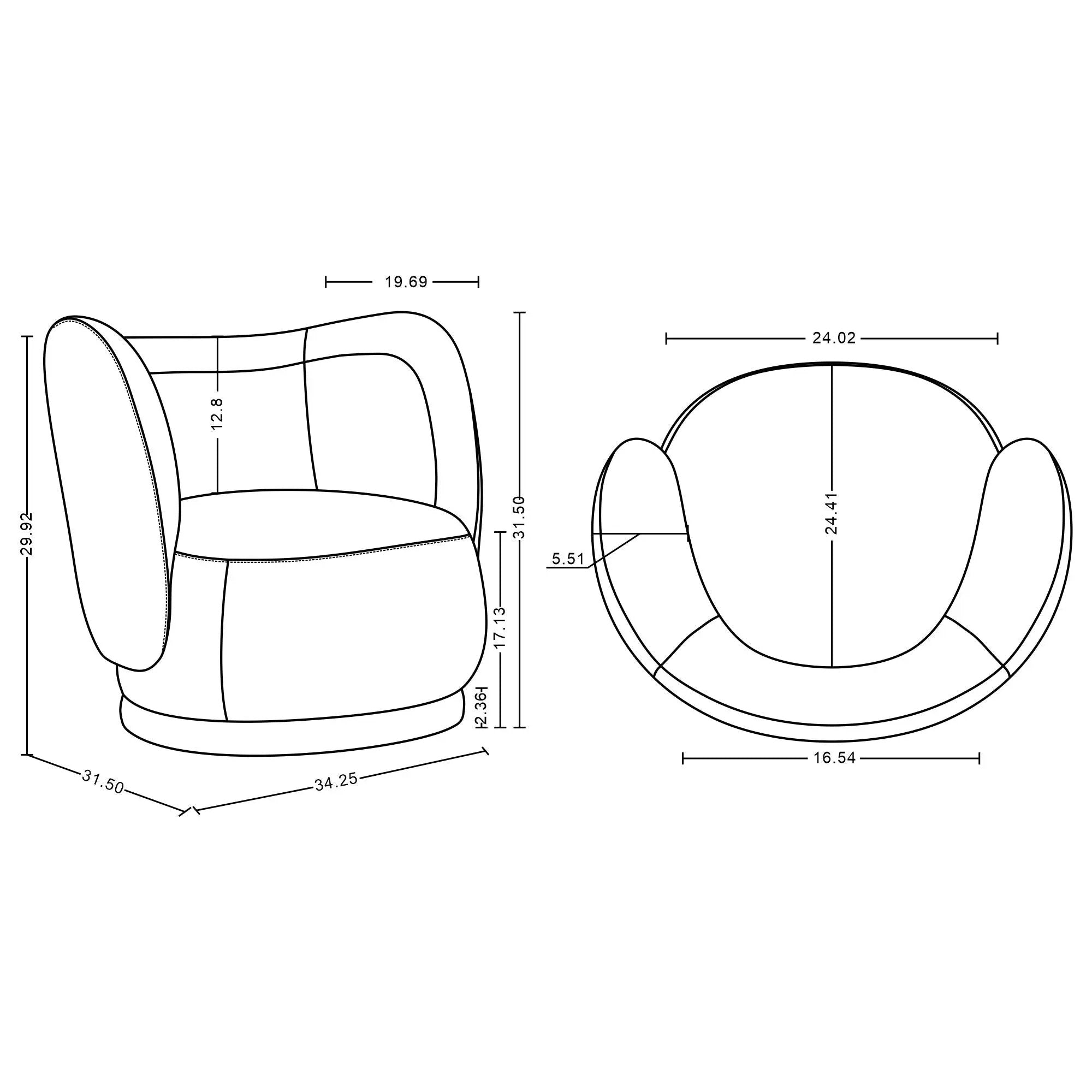 Siri - Lounge Chair - Wheat by HouseOfZazla