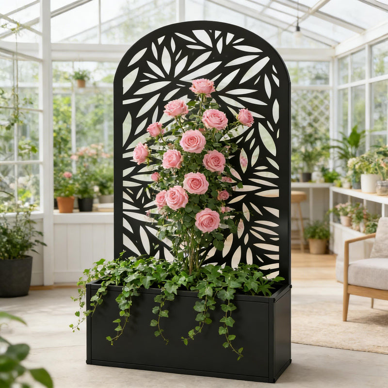 Curved Raised Garden Bed, Generous Planter Box, Versatile Garden Box by HouseOfZazla