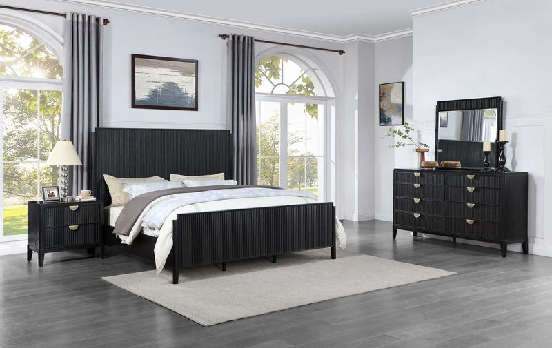 Brookmead 4-piece California King Bedroom Set Black by Unique Piece Furniture