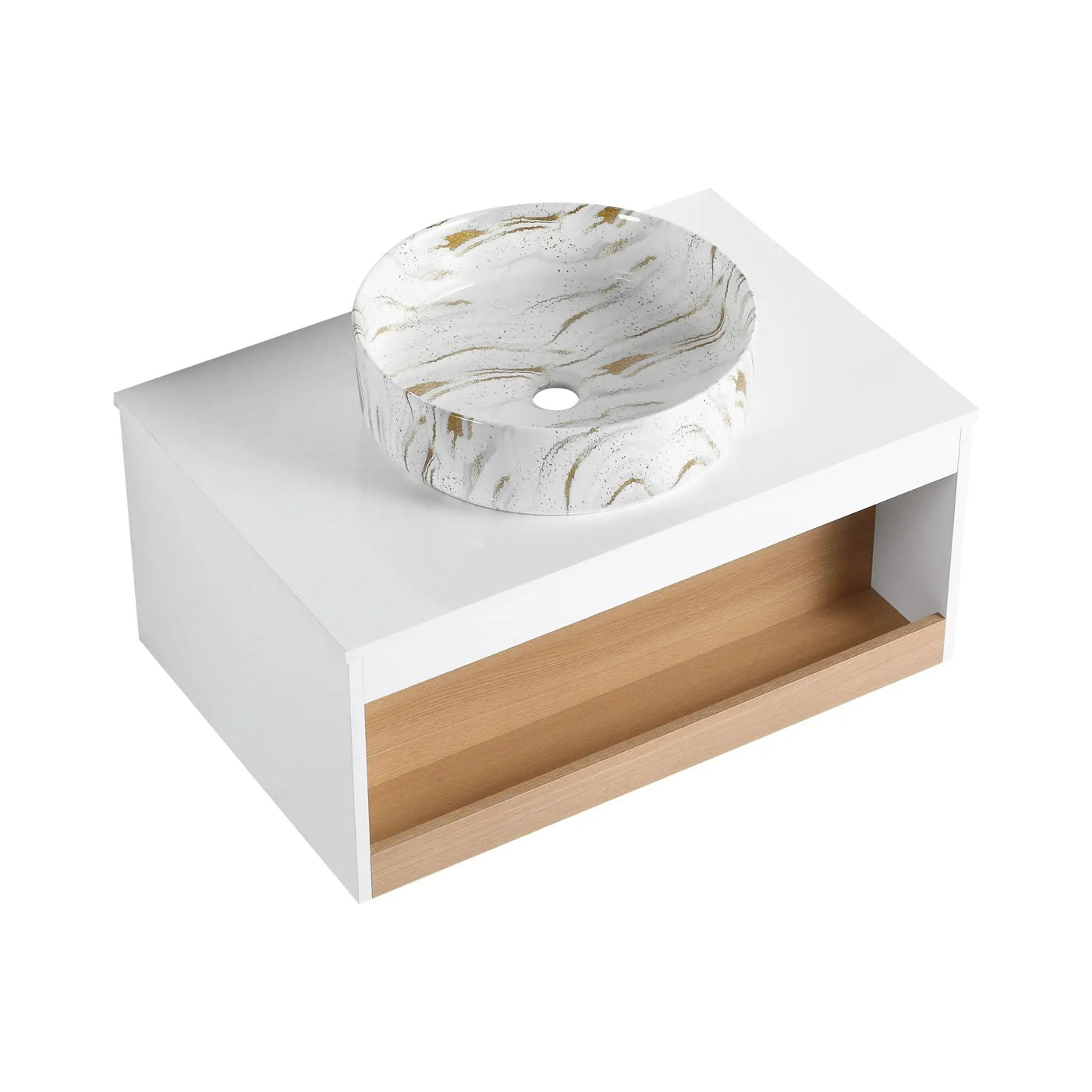 Floating Bathroom Vanity With Vessel Sink by HouseOfZazla