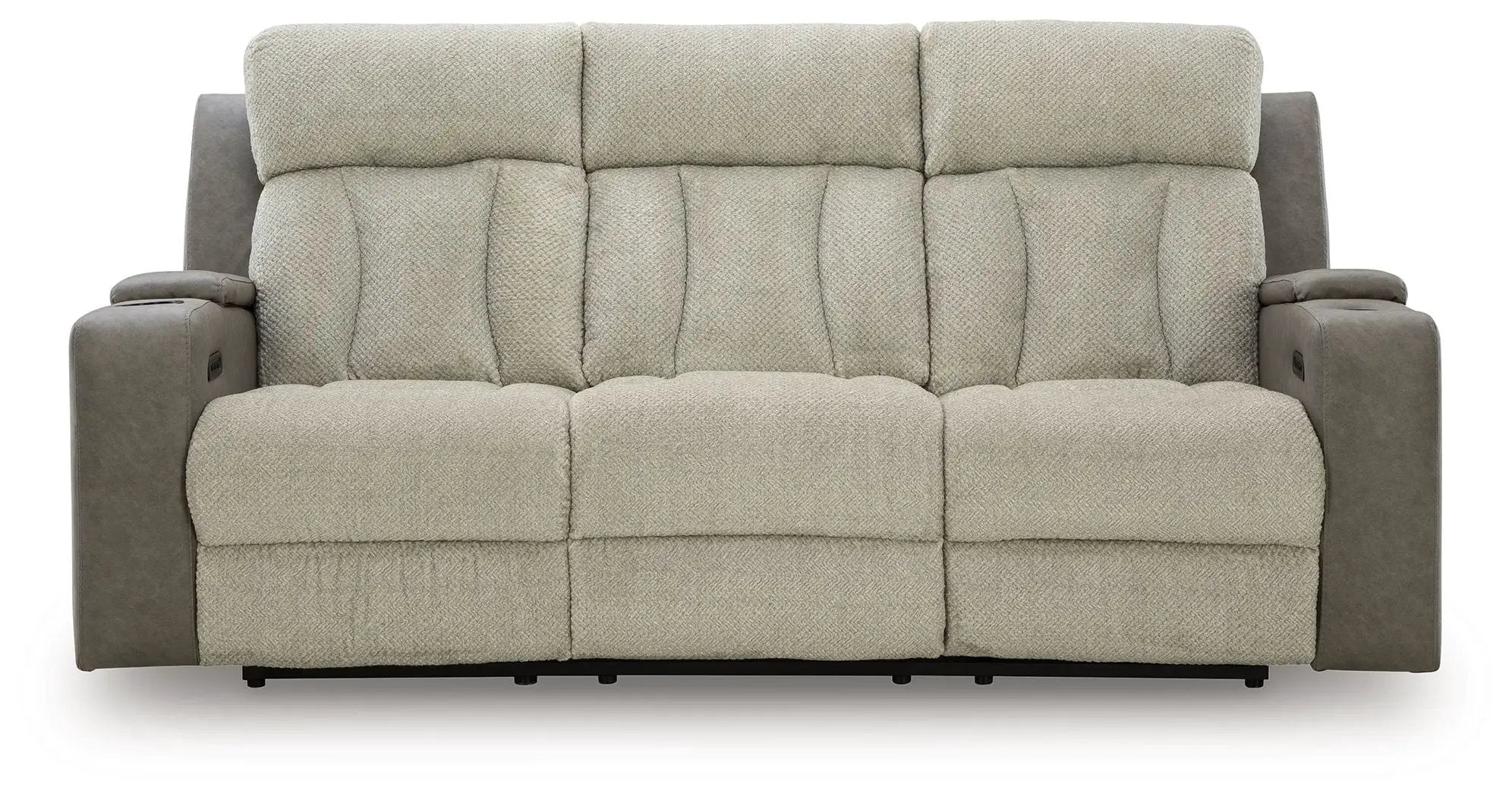 WhipLash - Power Reclining Sofa With Adj Headrest - Sisal by Unique Piece Furniture