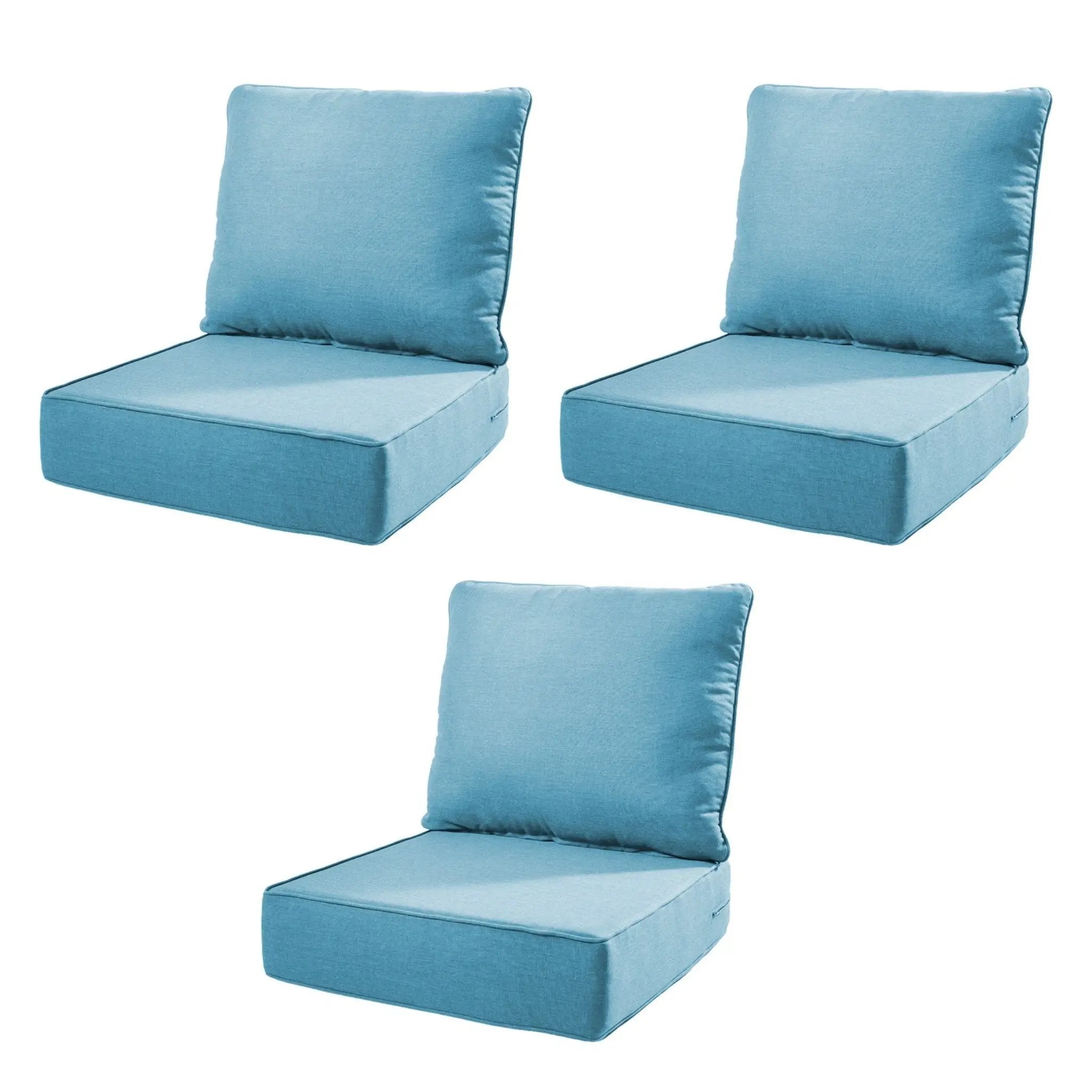 6" Thicker Outdoor Chair Cushion Set by HouseOfZazla